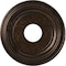 Ekena Millwork Traditional PVC Medallion (Canopies up to 7 1/2"), 13"OD x 3 1/2"ID x 1 1/4"P, Metallic Mystic Brown CMP13TRAMB - alternate 1